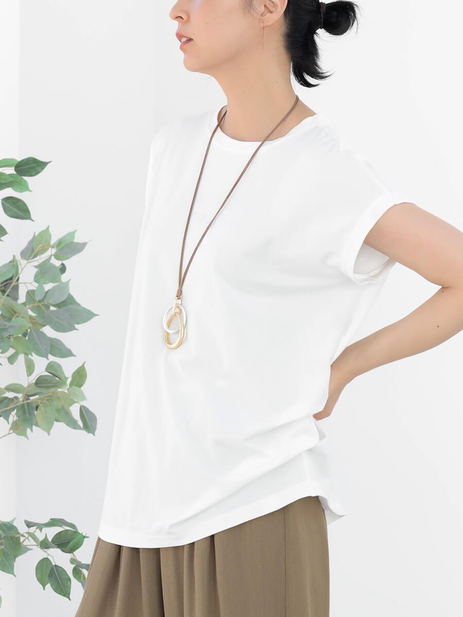 サイドタックフレンチTシャツ