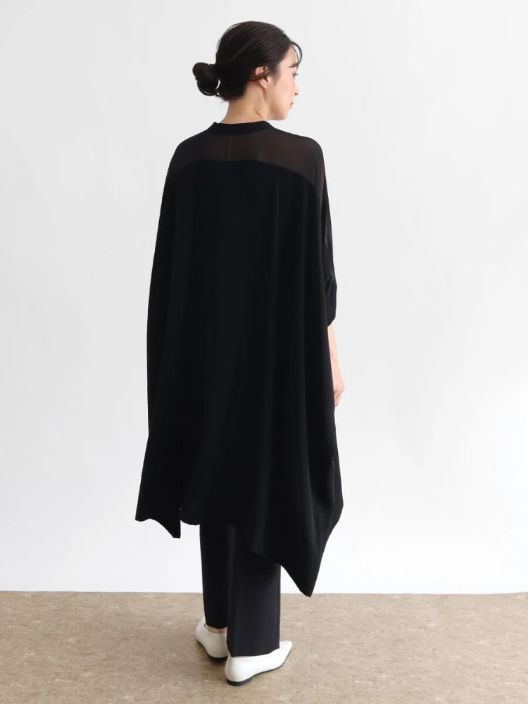 [ヤマダヤ]今期CLOVEシアーロングジレ新品 クローブ CLOVE シアーロングジレ （チャコールグレー