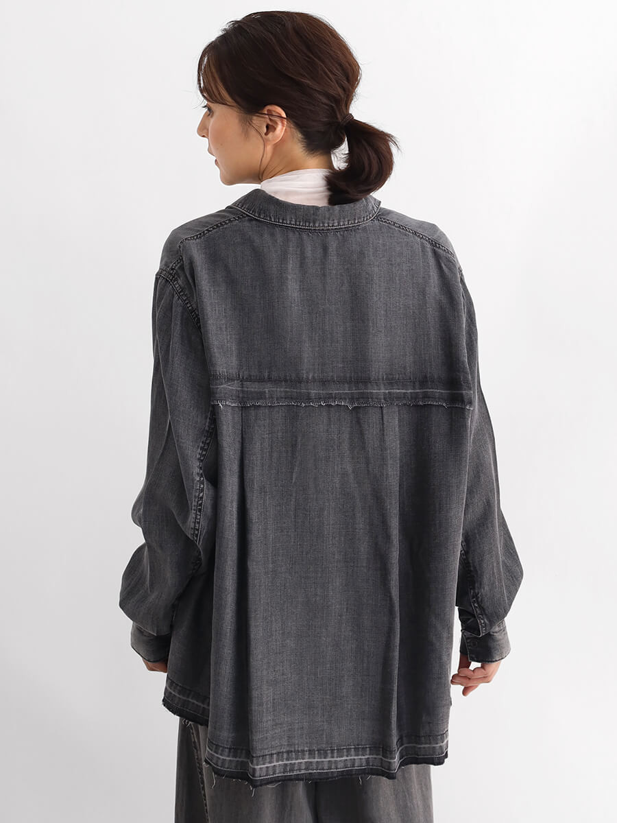 セール⭐︎17日まで出品★新品未使用★CLOVE テンセル デニムシャツ ヤマダヤ ヴィンテージライクテンセルデニムシャツ - CLOVE - CLOVE｜YAMADAYA STORE