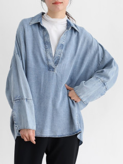 テンセルドルマンスキッパーシャツ - CLOVE - CLOVE|YAMADAYA STORE テンセルドルマンスキッパーシャツ - CLOVE - CLOVE|YAMADAYA STORE