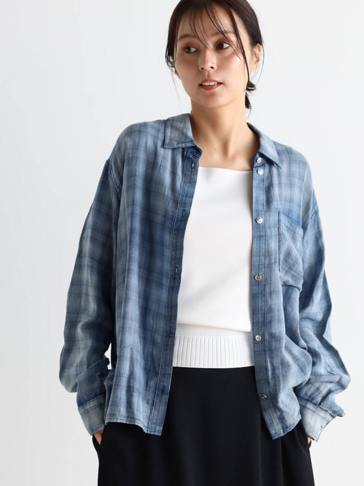 ソフトコットンデニムシャツ - CLOVE - CLOVE｜YAMADAYA STORE