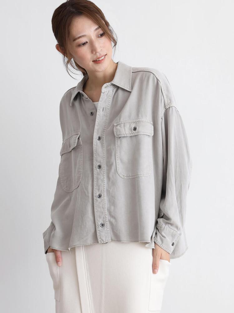 ヴィンテージライクテンセルシャツ - CLOVE - CLOVE｜YAMADAYA STORE