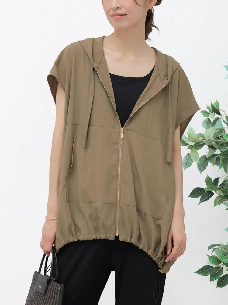 ドロストフーディーZIPベスト - CLOVE - CLOVE｜YAMADAYA STORE