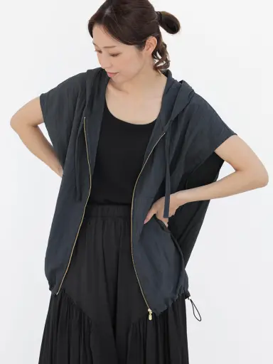 ドロストフーディーZIPベスト - CLOVE - CLOVE｜YAMADAYA STORE