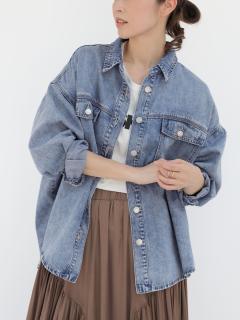 コロン様デニムシャツ 7/21 9:00まで】ヴィンテージライクデニムシャツ - CLOVE - CLOVE