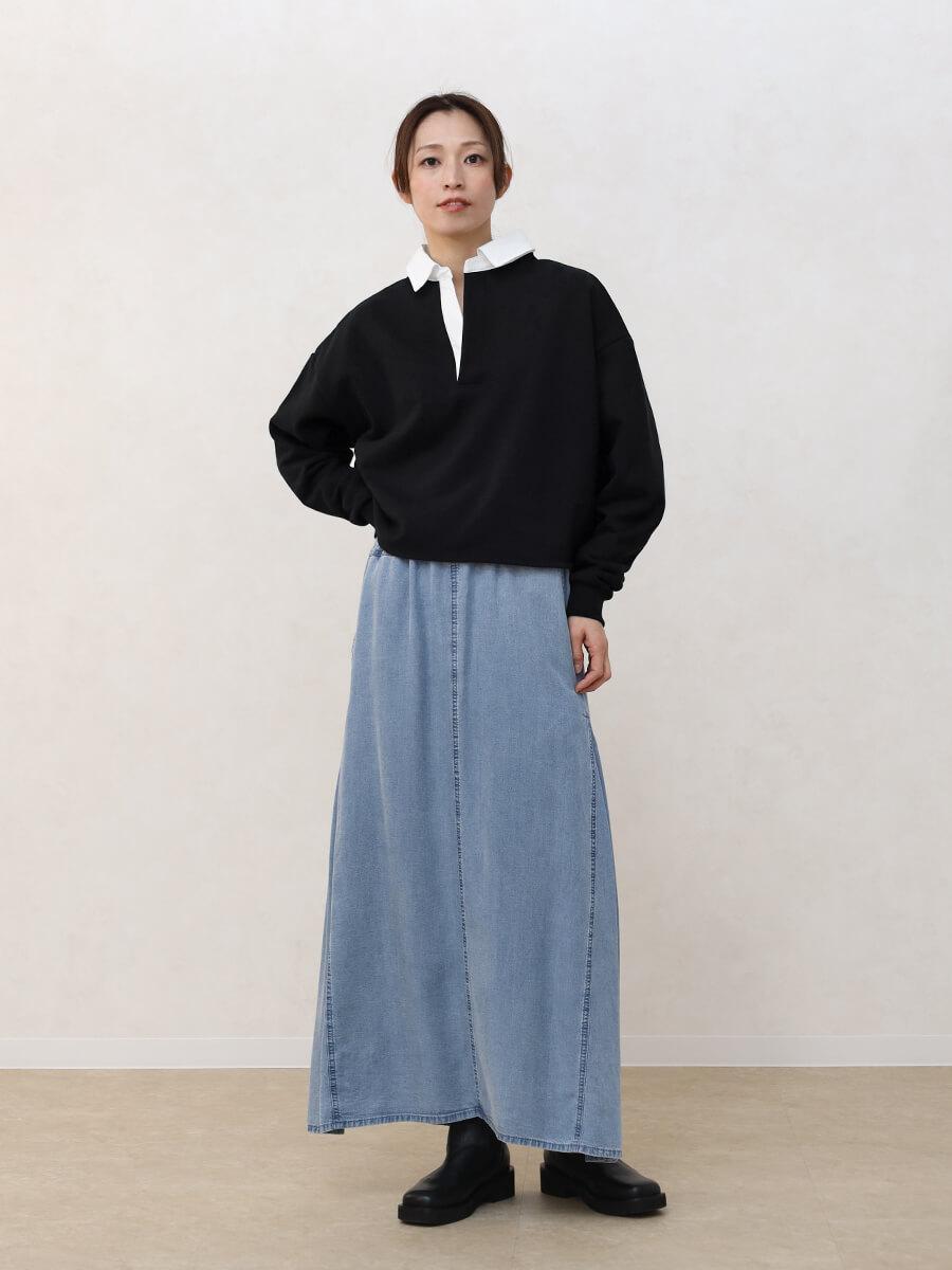 サイドタックセミフレアスカート - CLOVE - CLOVE｜YAMADAYA STORE