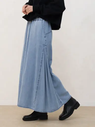 YAMADAYA ベスト　ロングスカート サイドタックセミフレアスカート - CLOVE - CLOVE｜YAMADAYA STORE