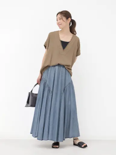 CLOVEのロングスカートの商品一覧｜ファッション通販のYAMADAYA STORE