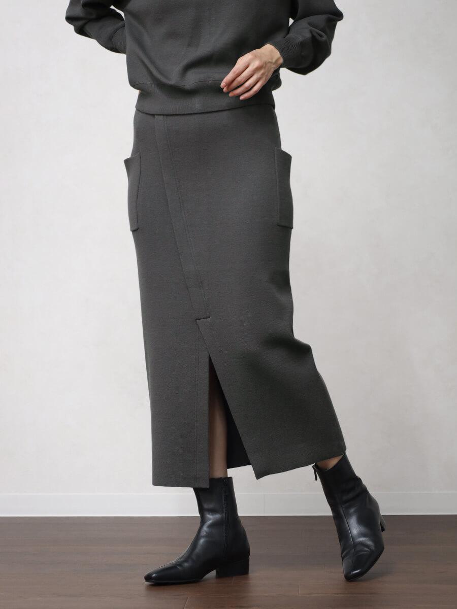 フロントスリットニットスカート - CLOVE - CLOVE｜YAMADAYA STORE