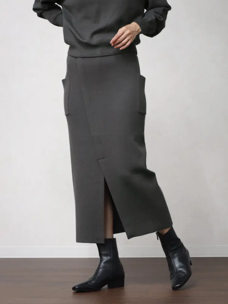 フロントスリットニットスカート - CLOVE - CLOVE｜YAMADAYA STORE