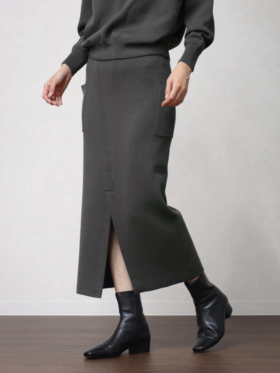 フロントスリットニットスカート - CLOVE - CLOVE｜YAMADAYA STORE