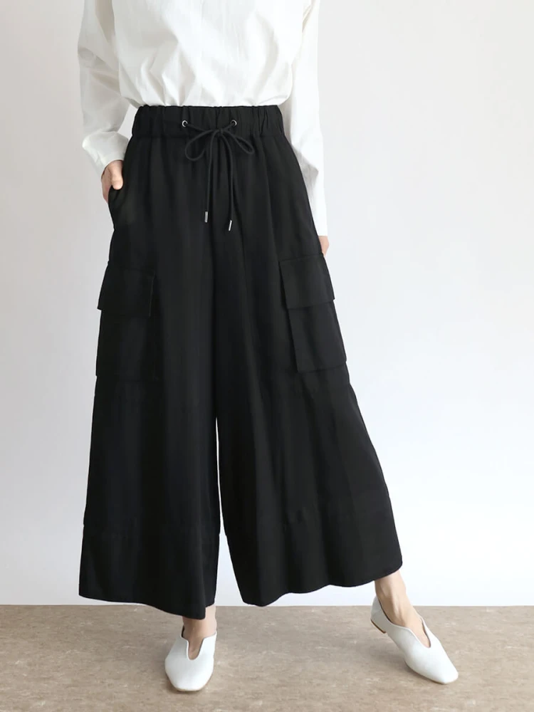 CLOVE ワイドカーゴパンツ　アッシュグレー　9号　ヤマダヤ CLOVE ワイドカーゴパンツ アッシュグレー 9号 ヤマダヤ