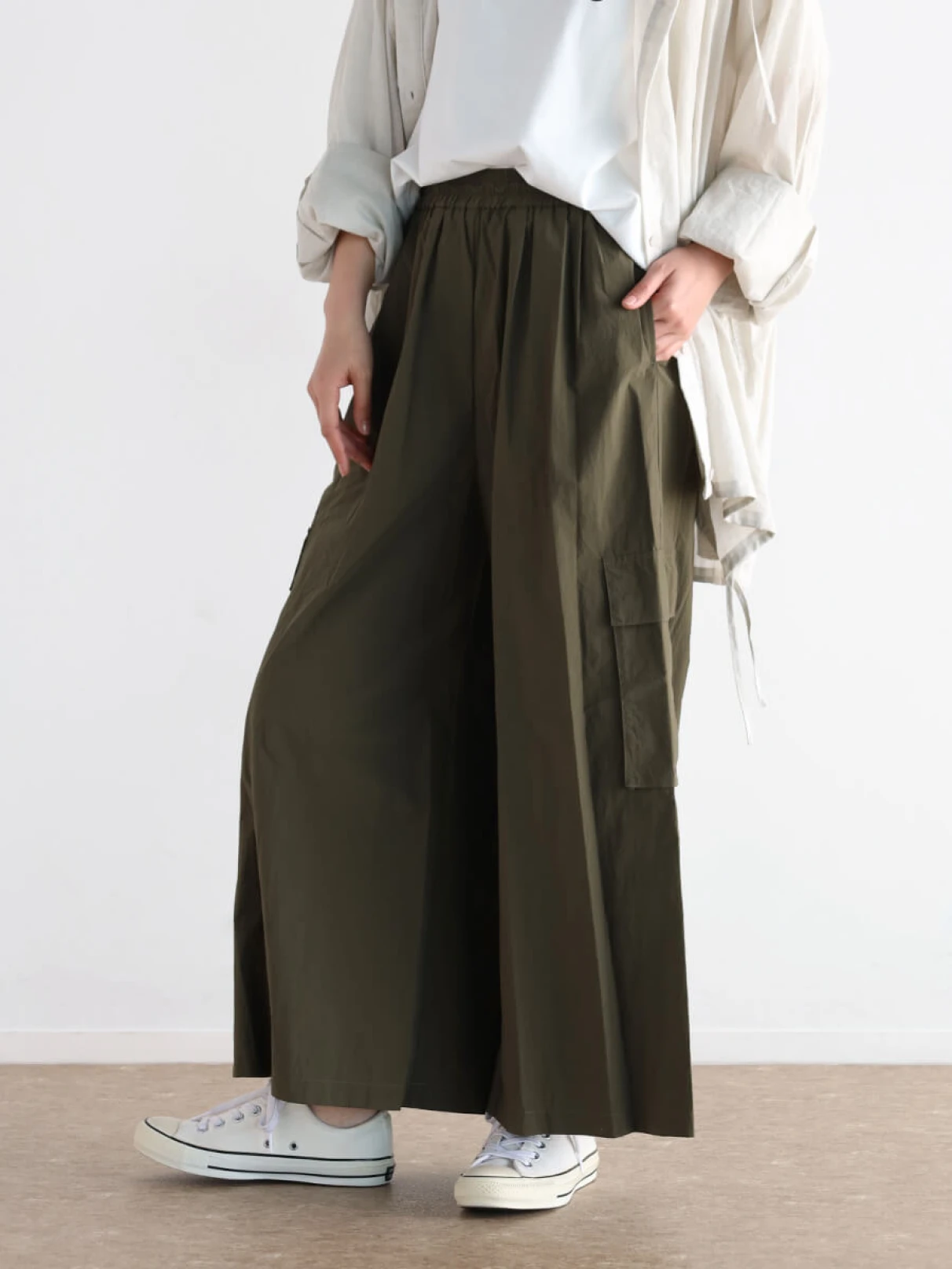 新品YAMADAYA LASUD ACTIVE カーゴパンツ カーキ 綿100% CLOVEのカーゴパンツの商品一覧|ファッション通販のYAMADAYA STORE