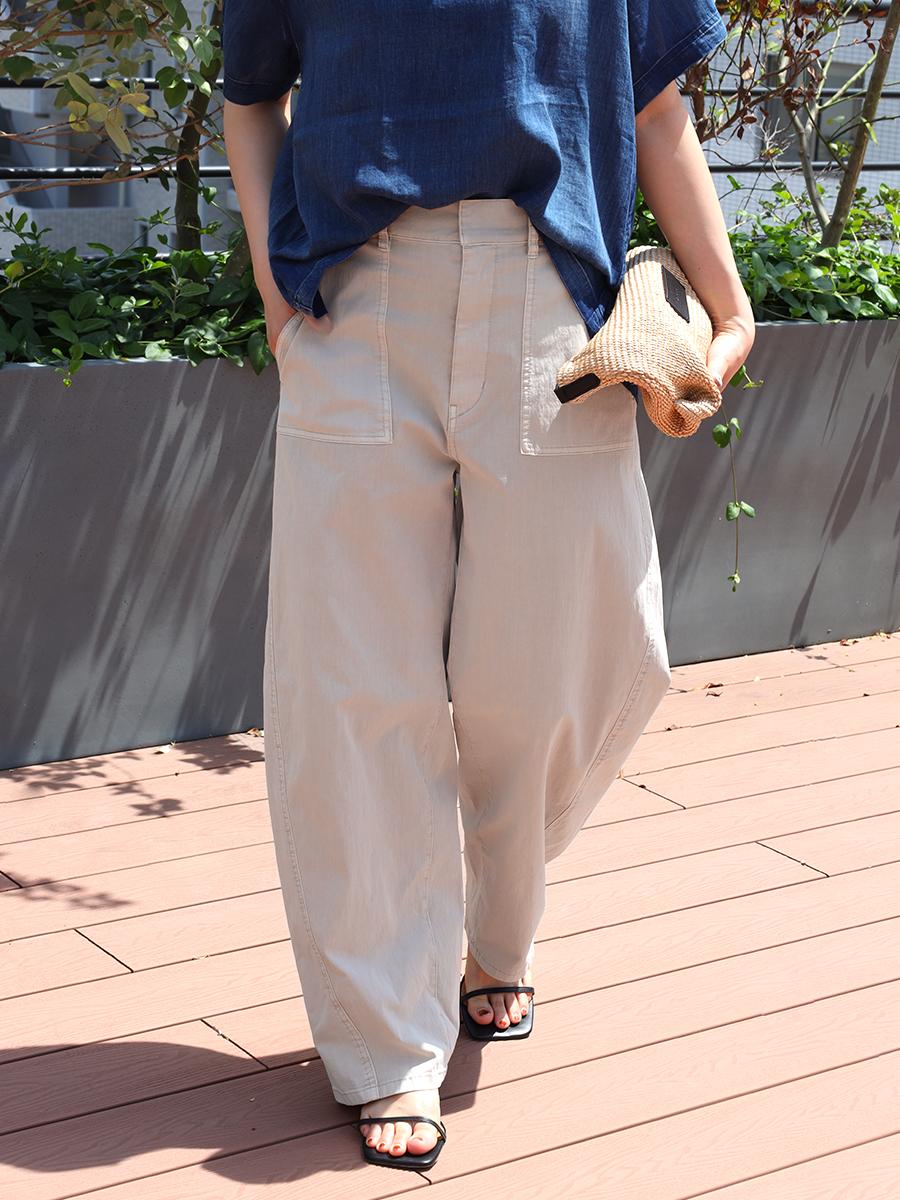 ピグメントベイカーバレルパンツ