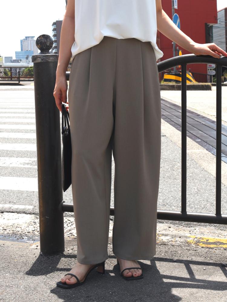 タックカーブイージーパンツ - CLOVE - CLOVE｜YAMADAYA STORE