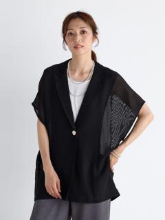 シアーメッシュ半袖ジャケット - CLOVE - CLOVE｜YAMADAYA STORE