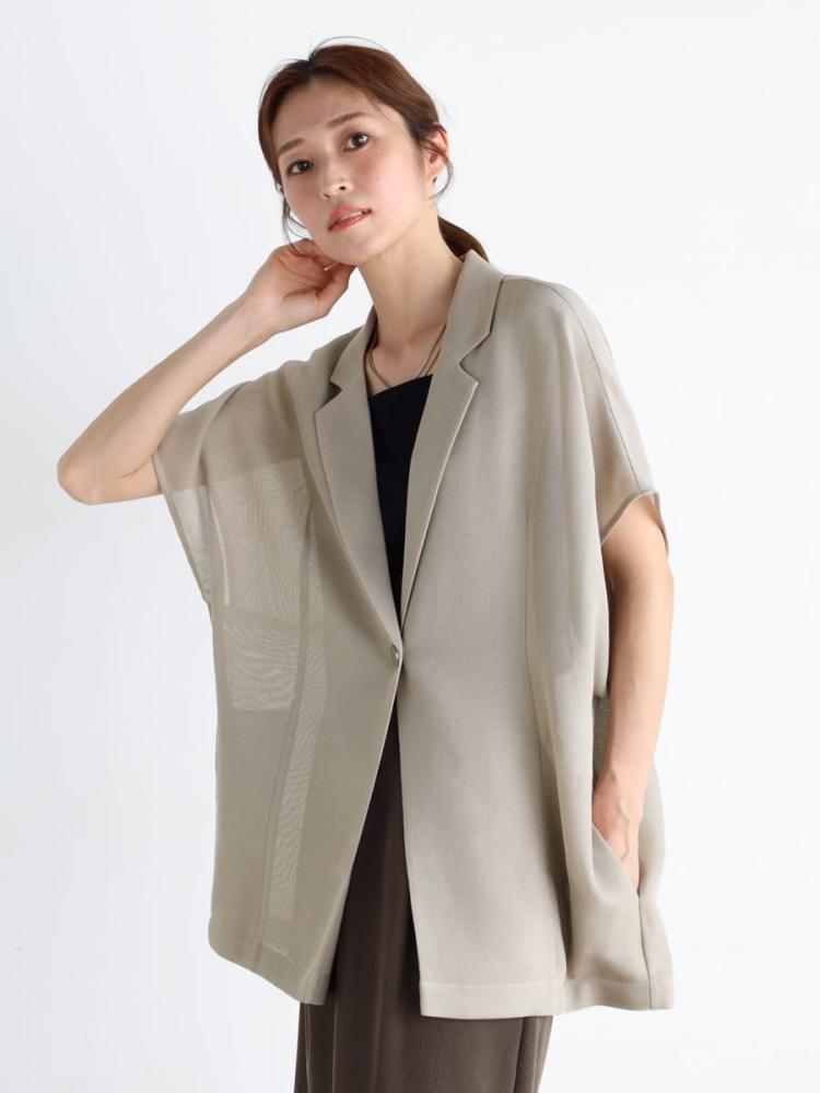 CLOVE ジャケット シアーメッシュ半袖ジャケット - CLOVE - CLOVE｜YAMADAYA STORE