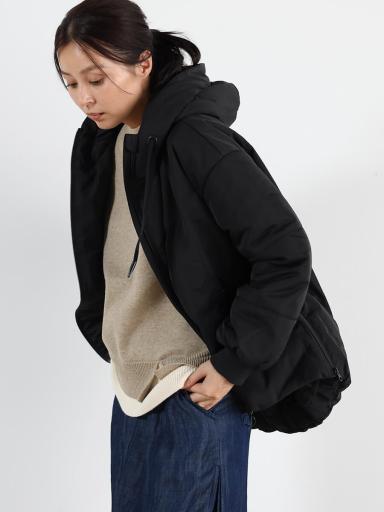 【美品】YAMADAYA soeur7 フードミドルダウンブルゾン　ブラック フードミドルダウンブルゾン - CLOVE - CLOVE｜YAMADAYA STORE