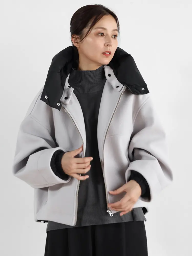 a 美品 NOBLE 2WAYダブルカラーショートブルゾン 2WAYダブルカラーショートブルゾン | ノーブル(Noble) | マルイ