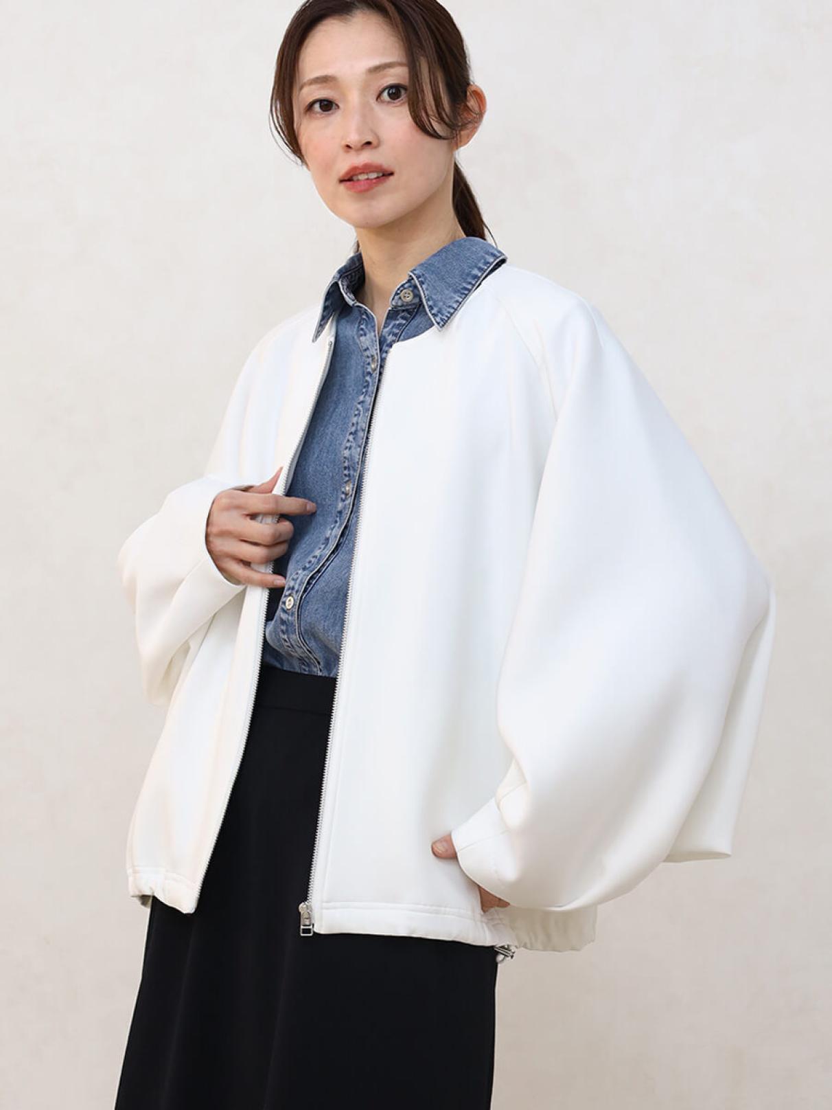 ボンディングノーカラーブルゾン - CLOVE - CLOVE｜YAMADAYA STORE