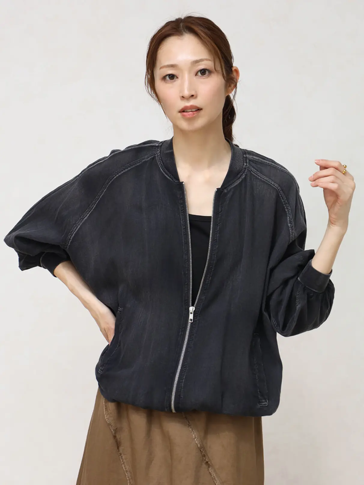 デニムライクシアーブルゾン - CLOVE - CLOVE｜YAMADAYA STORE