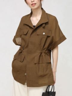 OUR サファリジャケット　ブラウン シアーサファリジャケット - CLOVE - CLOVE｜YAMADAYA STORE