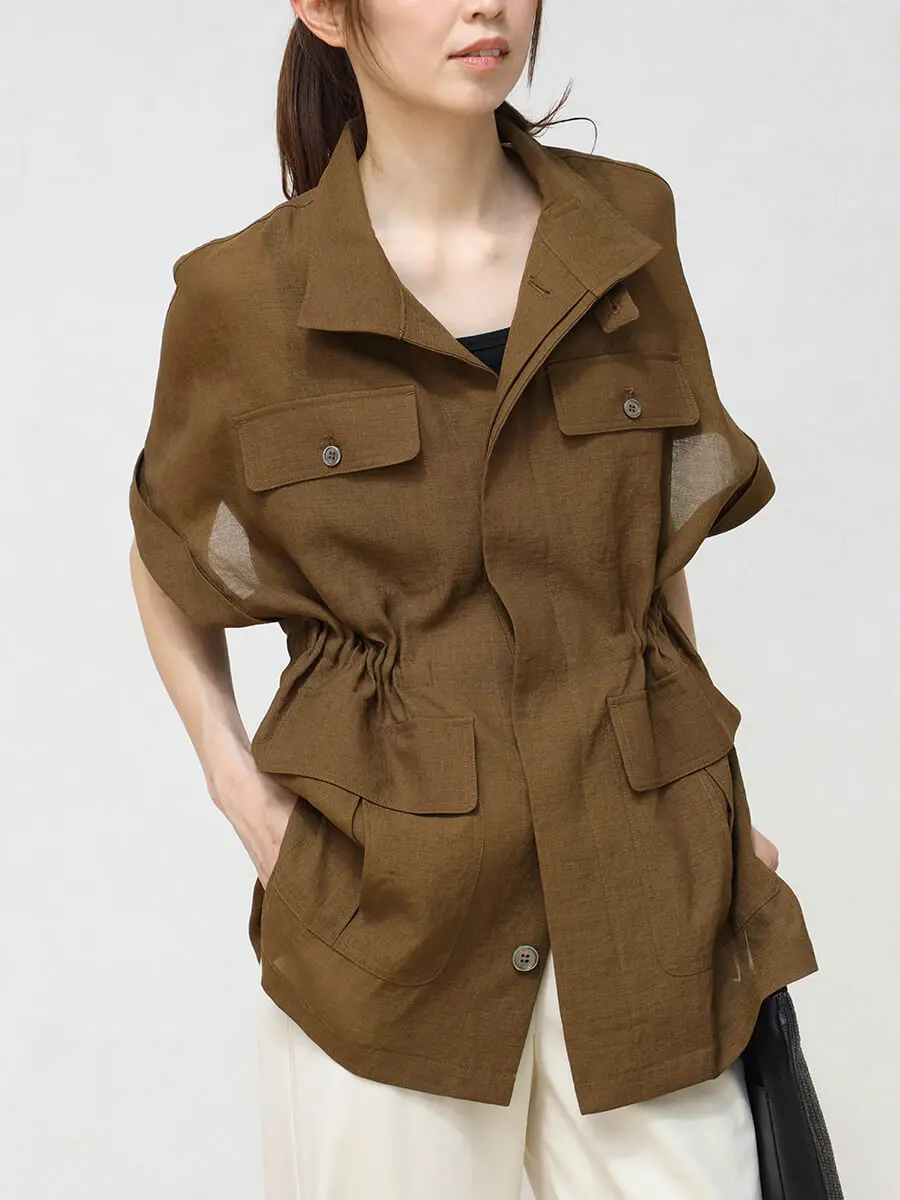 新品タグ付 CLOVE ブルゾンコート 28000円 CLOVEのジャケット/アウターの商品一覧｜ファッション通販のYAMADAYA STORE