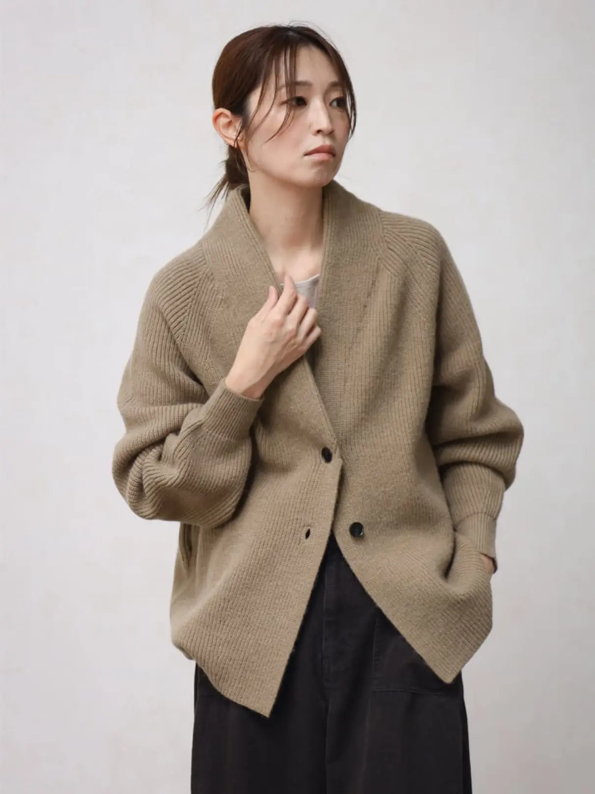 ショールカラーニットカーディガン - CLOVE - CLOVE｜YAMADAYA STORE