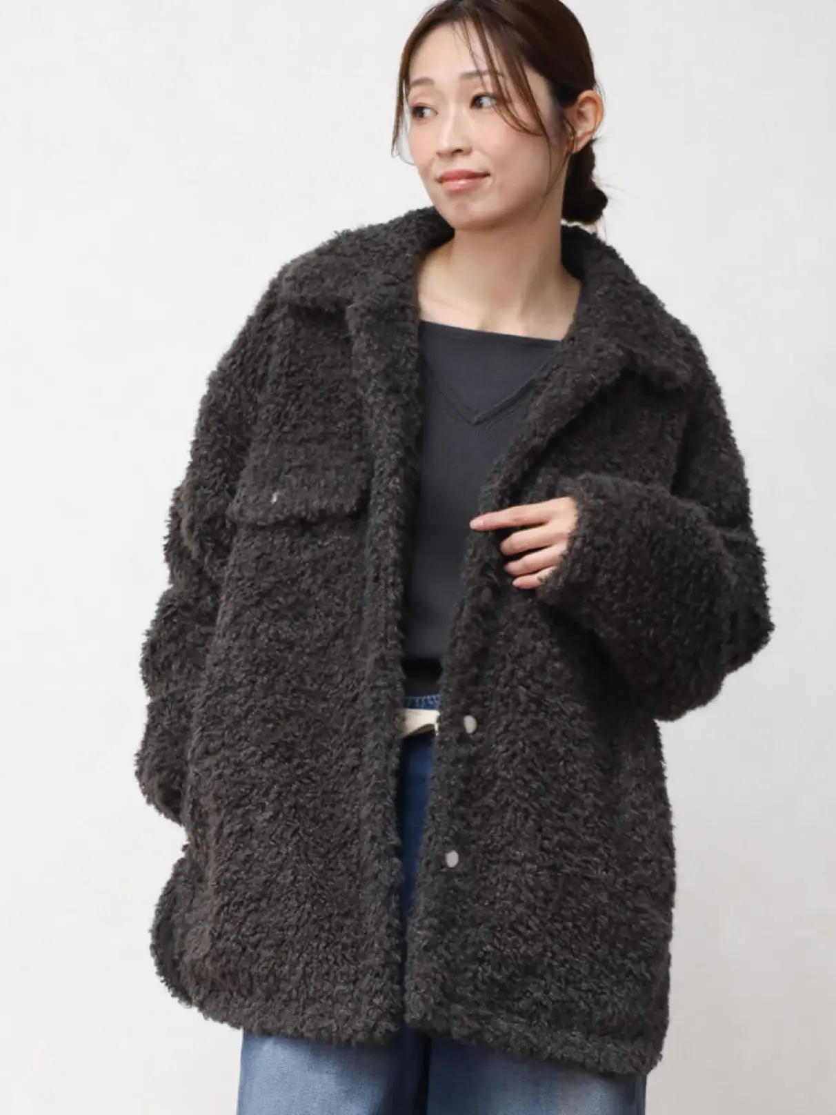 フラッフィーボアジャケット - CLOVE - CLOVE｜YAMADAYA STORE
