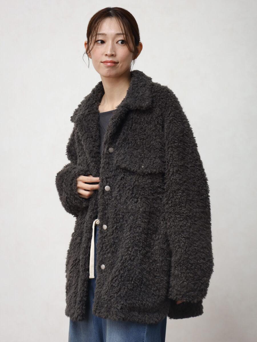 フラッフィーボアジャケット - CLOVE - CLOVE｜YAMADAYA STORE