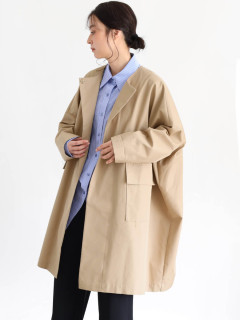 ヤマダヤ 新品未使用 ノーカラーコート ノーカラーボックスシルエットコート - CLOVE - CLOVE｜YAMADAYA
