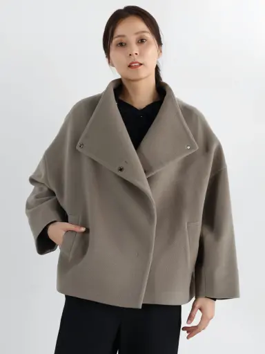 CLOVE（クローブ） スタンドカラーショートウールコート スタンドカラーショートウールコート - CLOVE - CLOVE｜YAMADAYA STORE