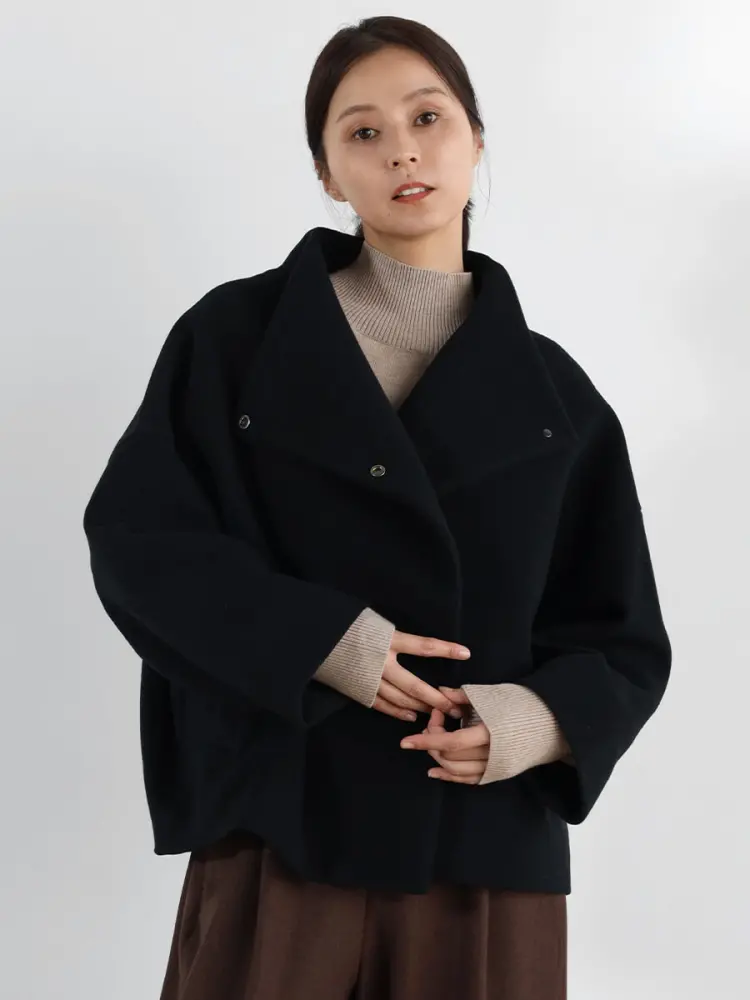 ヤマダヤ CLOVE スタンドカラーショートウールコート ヤマダヤ CLOVE スタンドカラーショートウールコート スタンドカラー