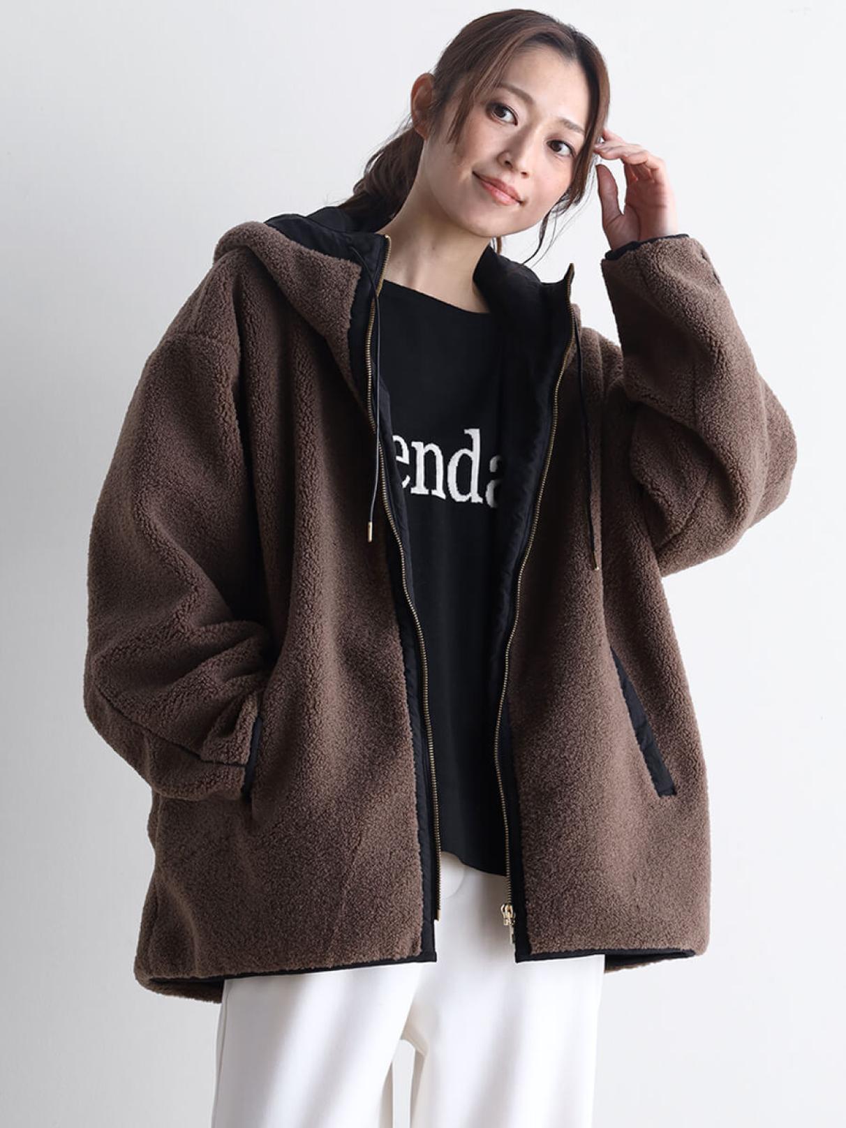 CLOVE コート ボア配色フーディーアウター - CLOVE - CLOVE｜YAMADAYA STORE