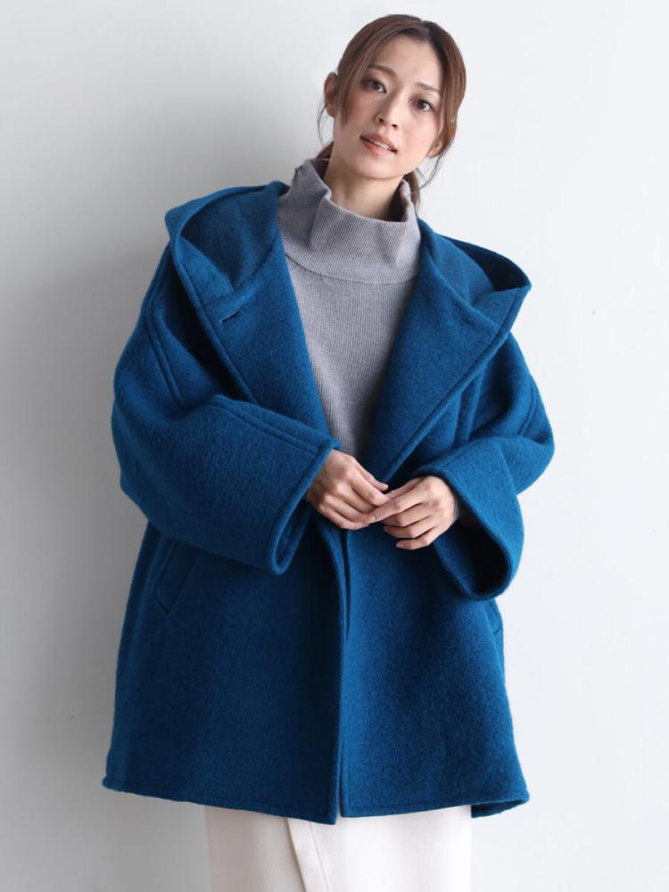 圧縮ウールフードコート - CLOVE - CLOVE｜YAMADAYA STORE