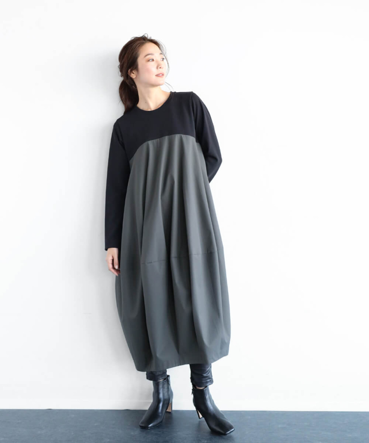 異素材コクーンワンピース Clove Yamadaya Onlinestore