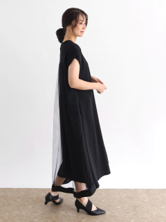 バックチュールショートスリーブワンピース - CLOVE - CLOVE｜YAMADAYA  