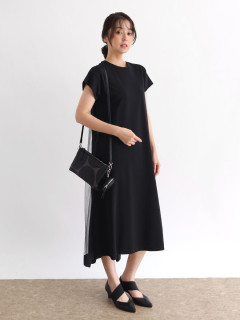 バックチュールショートスリーブワンピース - CLOVE - CLOVE｜YAMADAYA  