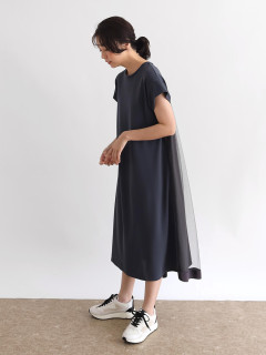 バックチュールショートスリーブワンピース - CLOVE - CLOVE｜YAMADAYA  