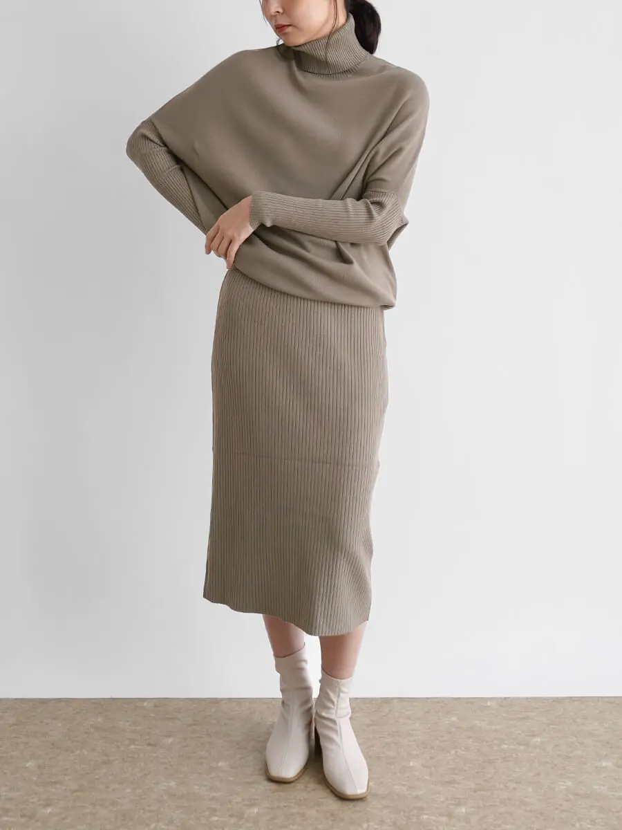 ウエスト切替ニットワンピース - CLOVE - CLOVE｜YAMADAYA STORE