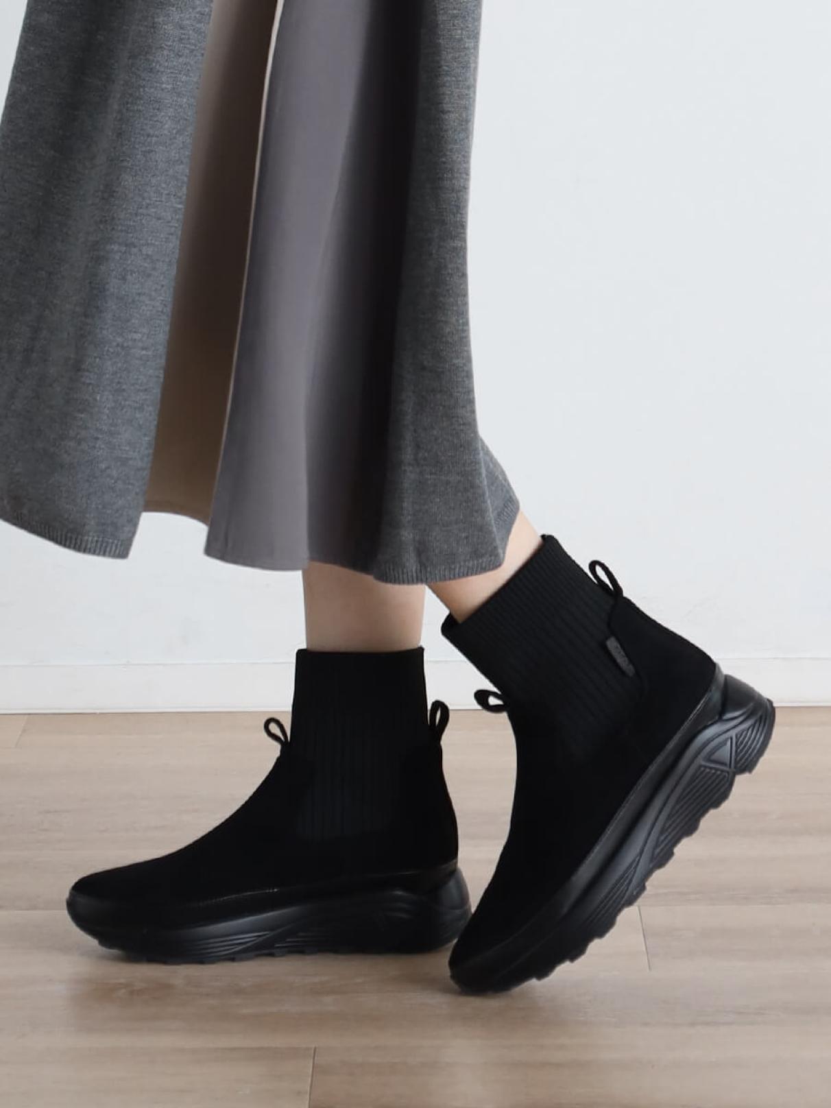 リブニットスニーカーブーツ - CLOVE - CLOVE｜YAMADAYA STORE