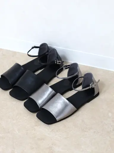 【セージグリーン】【ロングヒットアイテム】アンクルストラップサンダル セージグリーン】【ロングヒットアイテム】アンクルストラップサンダル