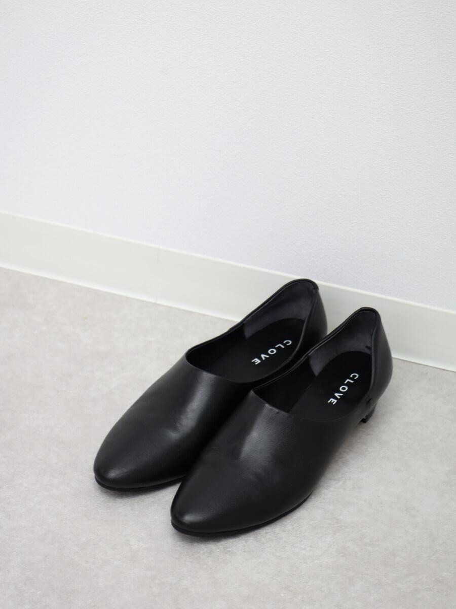 スムースレザーカバードパンプス