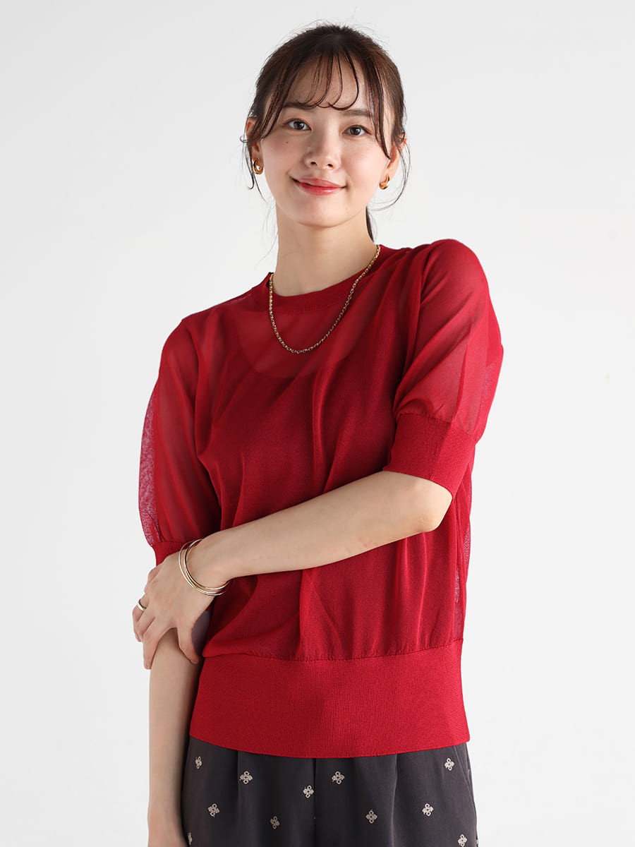 シアーニットプルオーバー YAMADAYA STORE シアーニットプルオーバー YAMADAYA STORE