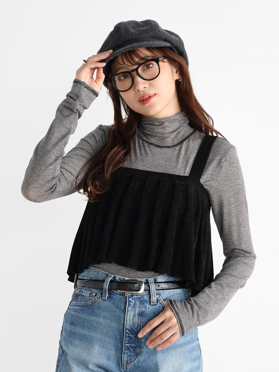 モールニットフレアビスチェ YAMADAYA STORE モールニットフレアビスチェ YAMADAYA STORE