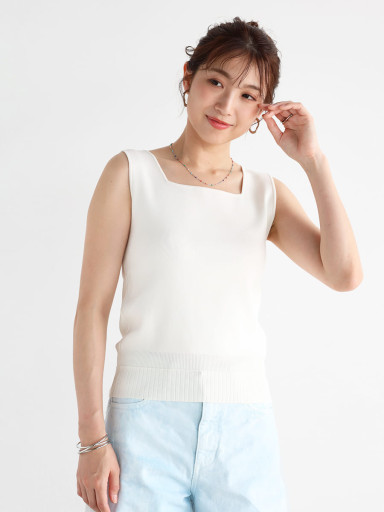 みぃこ ヤマダヤ【Vin】2WAYニットタンクトップ 2WAYニットタンクトップ - Vin - Vin｜YAMADAYA STORE