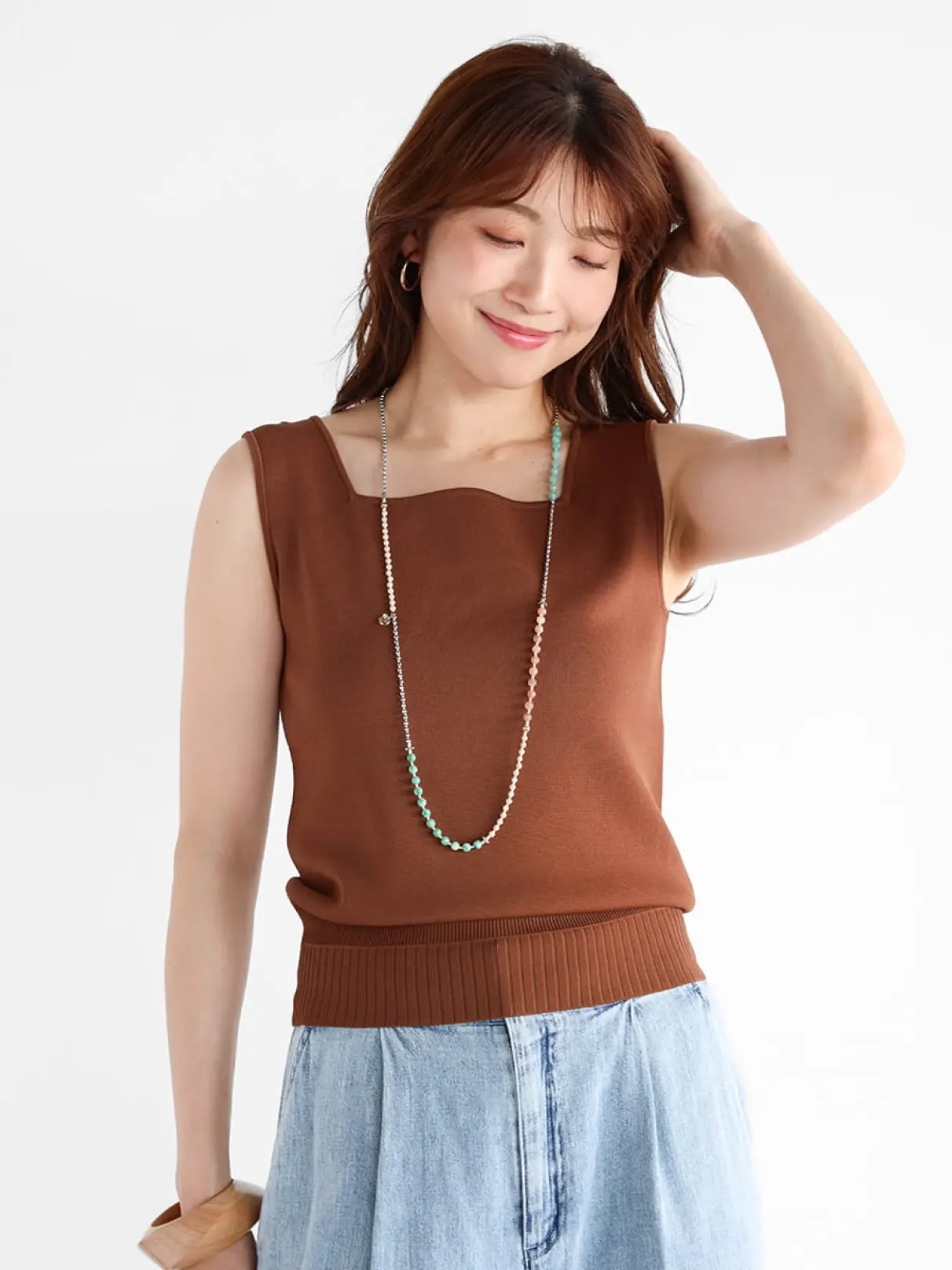 ニットタンクトップ♡ 2WAYニットタンクトップ - Vin - Vin｜YAMADAYA STORE