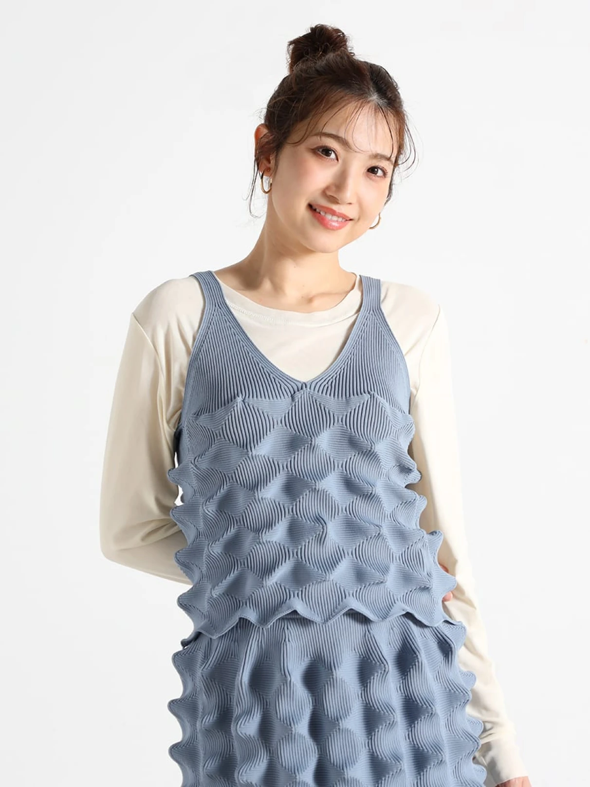 3Dニットビスチェ - Vin - Vin｜YAMADAYA STORE