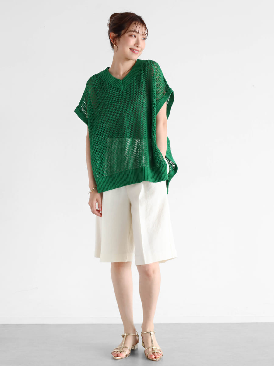 めだやん ドルマンメッシュニット - Vin - Vin｜YAMADAYA STORE