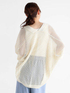 Vin メッシュバルーンカーディガン Mサイズ ドルマンメッシュカーディガン - Vin - Vin｜YAMADAYA STORE